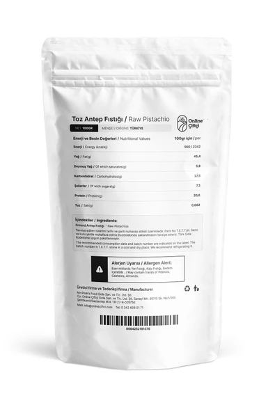 Online Çiftçi Toz Antep Fıstığı 2x100Gr - Resim 2