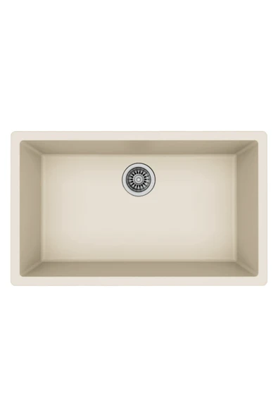 EVIER Granit Evye Nero XXL BEIGE - BEJ (KREM) I (76.5x45.5)