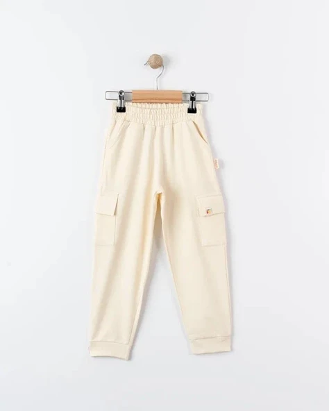 Unisex %100 Pamuk Oversize Kargo Cepli Pantolon