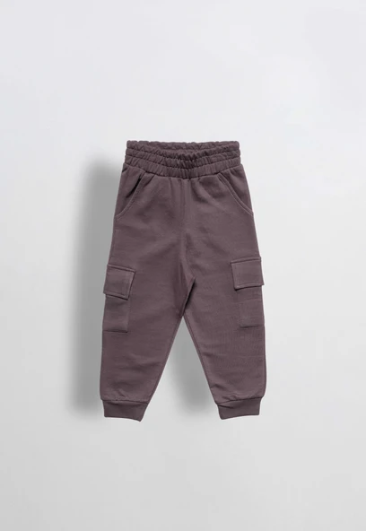 Unisex %100 Pamuk Oversize Kargo Cepli Pantolon - 3