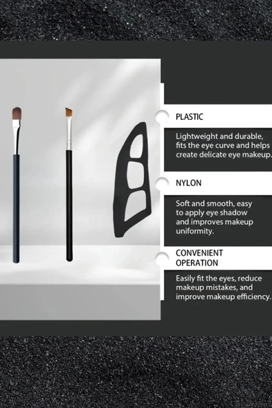 Göz Makyaj Asistanı - 2 Özel Far Fırçası, Göz Farı Araçları, Hızlı Makyaj Şablonları, Göz Farı Kalıpları, Kadın Başlangıç Seviyesi İçin Uygun, - 3