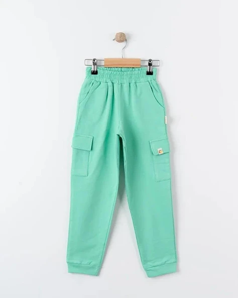 Unisex %100 Pamuk Oversize Kargo Cepli Pantolon - 9