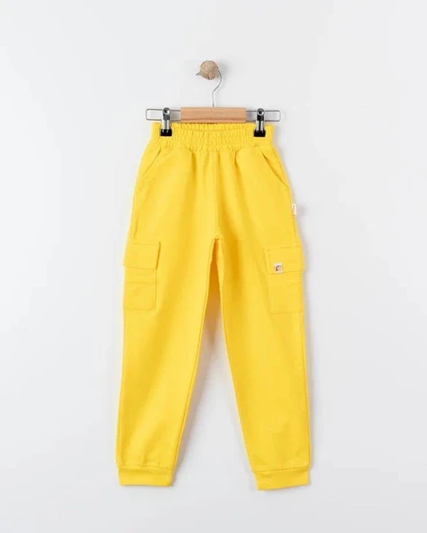 Unisex %100 Pamuk Oversize Kargo Cepli Pantolon - 11