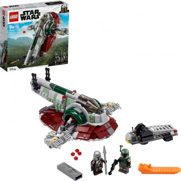 LEGO® Star Wars™ Boba Fett’in Starship™’i 75312 - Çocuklar için Yaratıcı Oyuncak Yapım Seti (593 Parça)