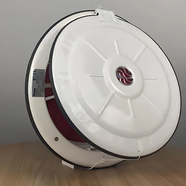 Baca Tipi Kapaklı Aspiratör Sessiz 200 mm Havalandırma Fan Ev ve Sanayi Tipi Güçlü Hava Koku Emişli - Resim 3