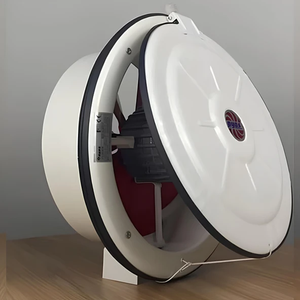 Baca Tipi Kapaklı Aspiratör Sessiz 200 mm Havalandırma Fan Ev ve Sanayi Tipi Güçlü Hava Koku Emişli - Resim 6