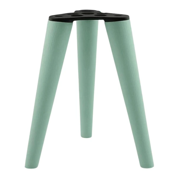 3 Adet Ahşap Ayak 40 Cm Su Yeşili M8 Civatalı Bağlantı Aparatlı Mobilya Tabure Sehpa Masa Destek Ayağı - Resim 6