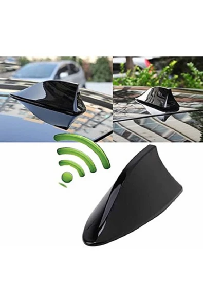 Le Moins Cher Nissan X-trail Elektrikli Shark Köpek Balığı Anten Siyah Balina Tavan Anteni - Resim 3