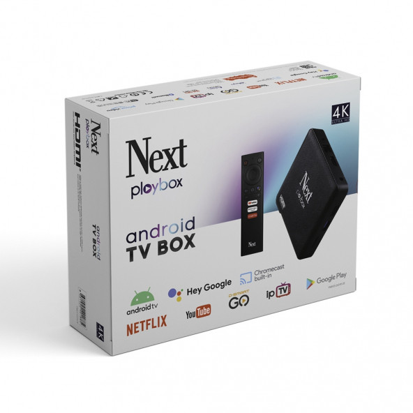 Next Playbox 4K 2 GB Ram 16 GB Hafıza Android TV Box