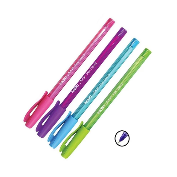 Renkli Tükenmez Jet Ball Pen 1.0 Mm 1 Adet