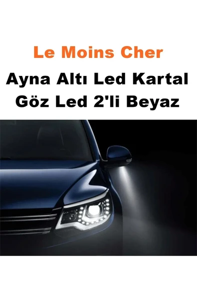 Le Moins Cher Renault Clio 4 Ayna Altı Led Kartal Göz Led 2'li Beyaz Led - Resim 3