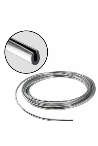 Unikum Renault Fluence 5 Metre Nikelaj Geçmeli Kapı Bagaj Koruyucu 5 Mm U Tipi - Resim 2