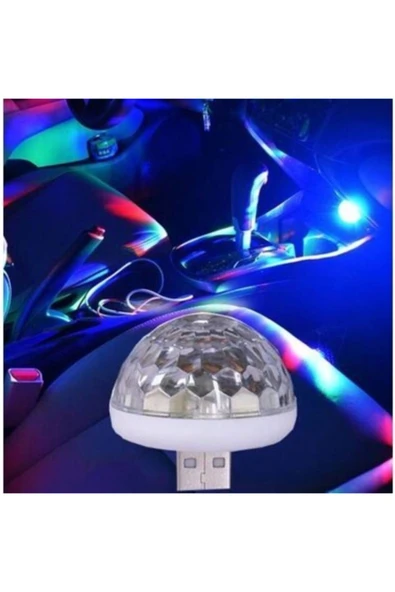 Le Moins Cher Opel Astra K Usb Disko Topu Sese Duyarlı Renkli Canlı Işık - Resim 2