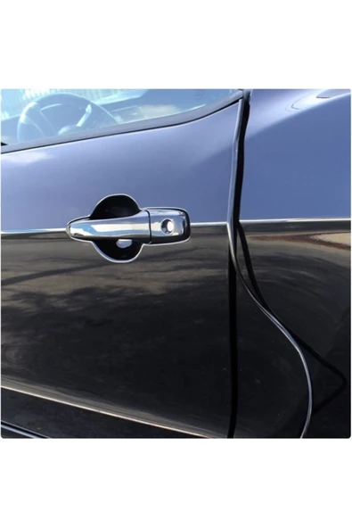 Le Moins Cher Toyota Highlander Geçmeli 3 metre Kapı Bagaj Koruyucu Şerit 5 mm U Tipi Siyah - Resim 2