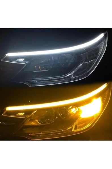 Le Moins Cher Bmw F20 Uyumlu Far İçi Üstü Kayar Sinyalli Gündüz Ledi Far Kaşı 2 Adet - 5