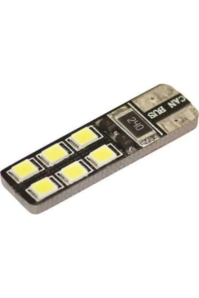 Le Moins Cher Citroen C6 Canbus T10 Beyaz 12 Led Ampul Dipsiz Plaka Tavan Park Ledi - 2 Adet - Resim 2