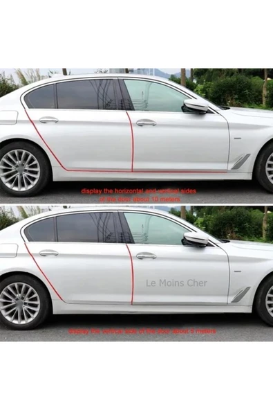 Le Moins Cher Nissan Almera Kapı Koruyucu Şerit Geçmeli 3 Metre U Tipi - 3