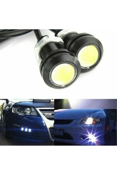 Le Moins Cher Seat Ateca Uyumlu Ayna Altı Led Kartal Göz Led 2'li Beyaz Led - Resim 2