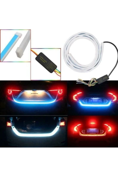 ARW Saab 9-3 Uyumlu Bagaj Altı Kayar Led 120 Cm Full Fonksiyonlu - Resim 5