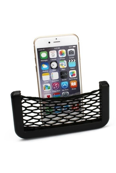 Le Moins Cher Toyota Rav4 Araç Içi Fileli Pratik Göz Telefon Için Yapışkanlı Ceplik - Resim 3