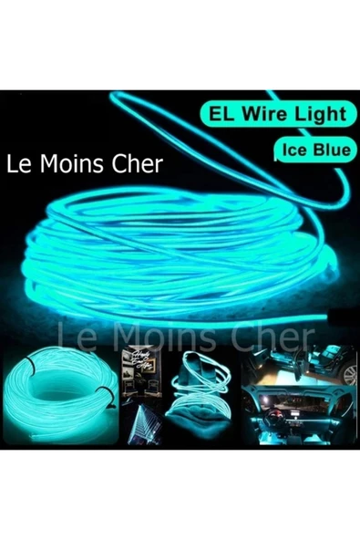 Le Moins Cher Ferrari 456M Ice Blue 2 Metre Neon Ip LED Torpido Fitili ürün görseli