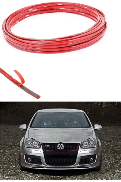 Le Moins Cher Kırmızı Dekoratif 1 Metre Nikelaj Yapışkanlı Çıta Torpido Araç Iç Ve Dış Dekor Süslemek Için Uygun - Resim 6