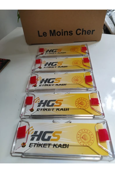 Le Moins Cher Yeni Model Büyük Boy (5 ADET) Hgs Etiketini Asma ve Koruma Kabı ürün görseli