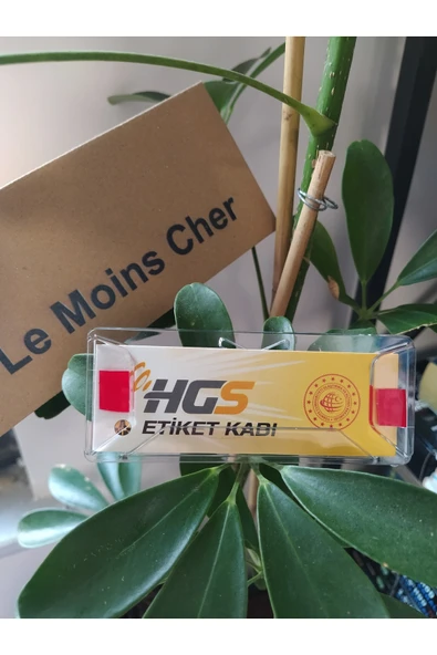 Le Moins Cher Yeni Tip Büyük Boy Hgs Uyumlu Yapışkanlı Plastik Şeffaf Hgs Etiketi Kabı ürün görseli