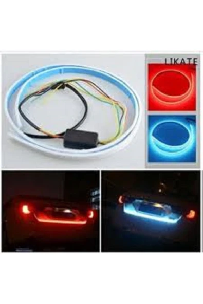 Unikum Buick Lacrosse Bagaj Altı Kayan Led Rgb Su Geçirmez Silikon Yüzey 120 Cm - Resim 8