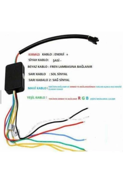 Unikum Daihatsu Sirion Bagaj Altı Kayan Led Rgb Su Geçirmez Silikon Yüzey 120 Cm - Resim 3