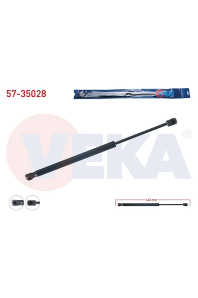 TEKNOROT VEKA-57-35028 - MOTOR KAPUT AMORTISORU RENAULT CLIO IV 2012- - 1