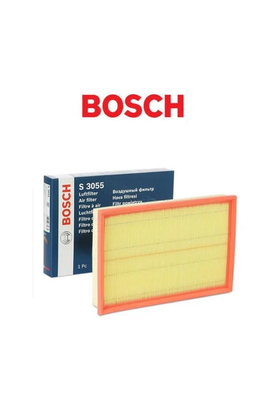 Bosch HAVA FİLTRESİ S3055 COMBO C CORSA C MERİVA A TİGRA 1.3CDTİ 1.7CDTİ 1457433055 - 1