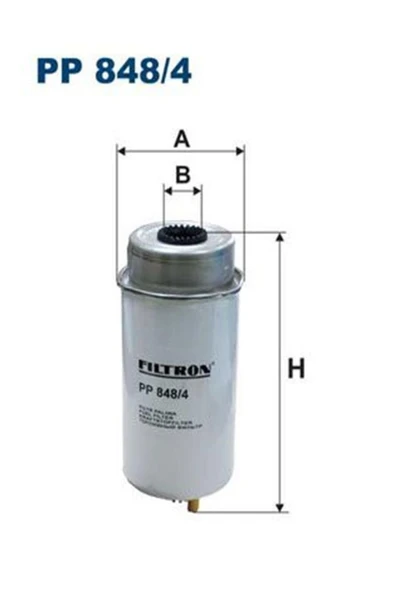 Filtron Pp848/4 Mazot Filtresi (FORD: TRANSİT V184 2.0TDCİ 02-06 2.4TDCİ 1685852 3C119176BC (WE228976) - 1