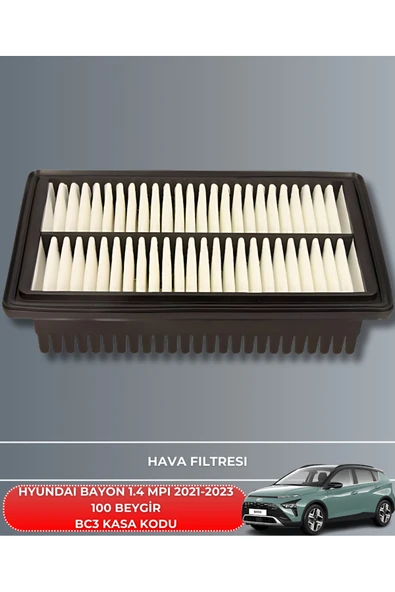 HYUNDAI BAYON 1.4 MPI 2021-2023 BAKIM SETİ+NETEX 0W20 4LT MOTOR YAĞ - Resim 2