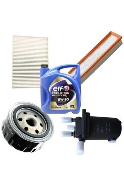 MAİS Renault Clio 2 1.5dci Filtre Bakım Seti ürün görseli