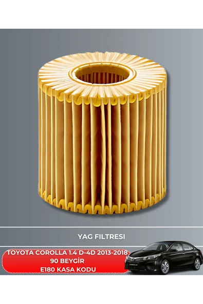 Petrol Ofisi TOYOTA COROLLA 1.4 D-4D 2013-2014-2015-2016-2017-2018 90 BEYGİR FİLTRE - YAĞ BAKIM SETİ - Resim 3