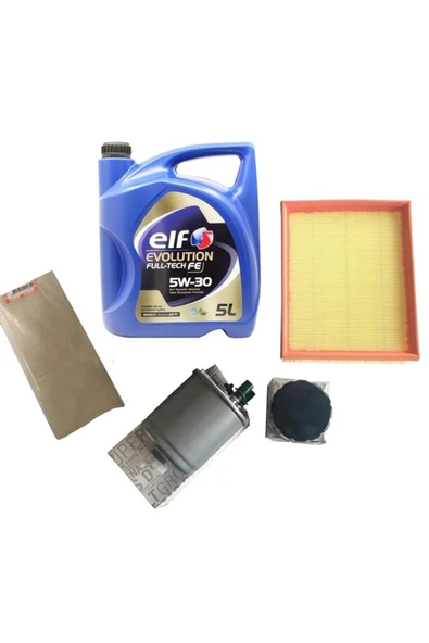 ELF Renault Latitude 1.5 Dci K9k Yağ Bakım Seti 5li Set ürün görseli