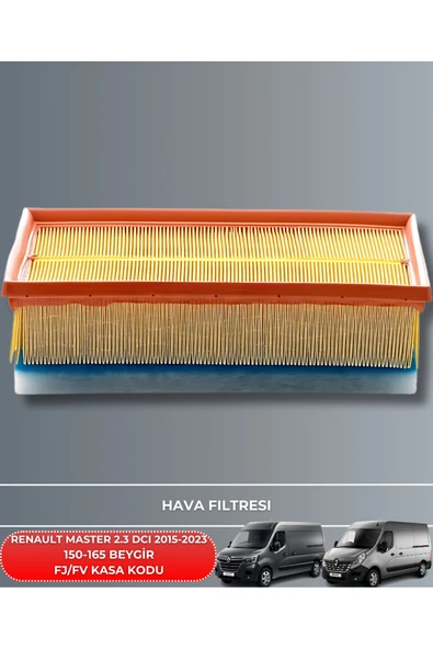 DELPHİ  RENAULT MASTER 2.3 DCI 2015-2016-2017-2018-2019-2020-2021-2022-2023 150-165 FİLTRE - YAĞ BAKIM SETİ - Resim 2