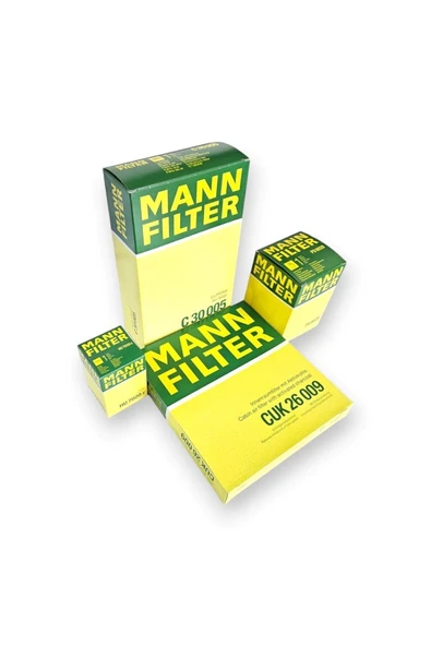 MANN Audi A3 HB1.6 Dizel Filtre Seti 2017-2020 +DELPHİ 5W30 5LT DPF Lİ 2025 Ü.T 5Lİ SET - 3