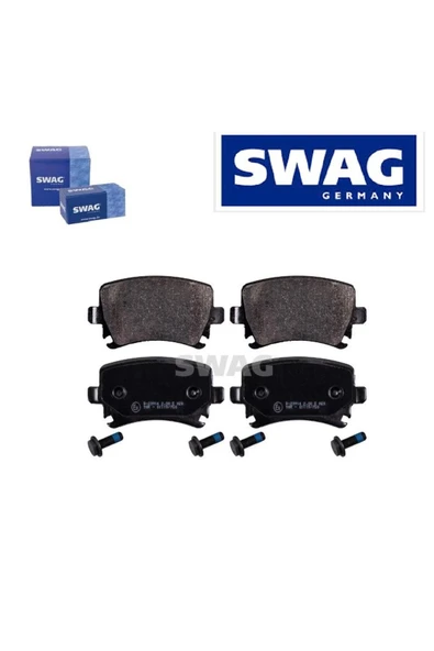 SWAG Arka Fren Balata A3 A4 A6 03+ Caddy 3 Golf 5-6 Octavia 3 Leon 3 30916540 - 2