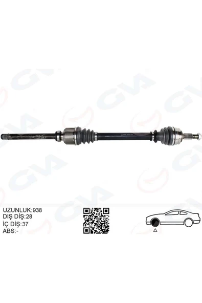 GVA Komple Aks Ön Sağ Psa 3008 1.6 Bluehdı A-t 16- ürün görseli
