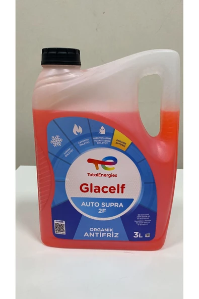 TOTAL Kırmızı Organik Glacelf 2f Supra 3lt Kırmızı Organic Antifriz ürün görseli
