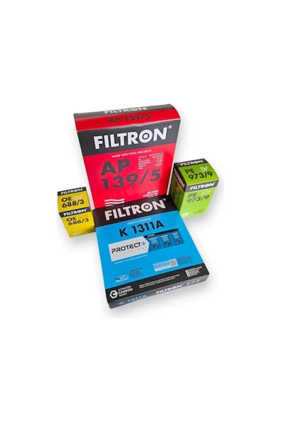 FITRON Audi A3 Sportback 17-20 1.6 Dizel Hava Yağ Yakıt Polen Filtre Set ürün görseli