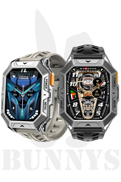 Xiaomi Redmi Note 8 Uyumlu Su Geçirmez Akıllı Saat Tank Modeli 100 Gün Şarj - 5