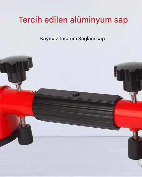 Çift Kollu Çektirmeli Vantuz Cam Fayans Granit Birleştirme Ayarlama Hizalama Düzeltme Aparatı Yatay - Resim 4