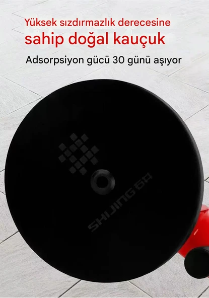 Çift Kollu Çektirmeli Vantuz Cam Fayans Granit Birleştirme Ayarlama Hizalama Düzeltme Aparatı Yatay - Resim 7