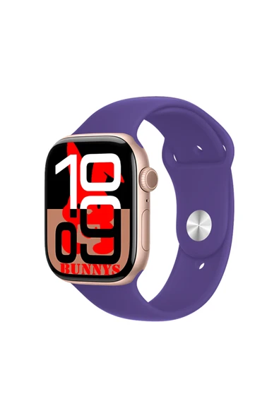 Samsung Galaxy Z Flip Uyumlu KoyuMor Akıllı Saat Watch10 2025 Hediyeli AMOLED EKRAN - 1