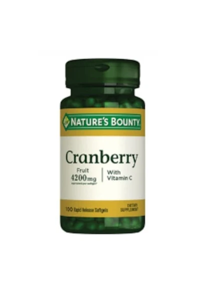 Nature's Bounty Cranberry 100 Softgel ürün görseli