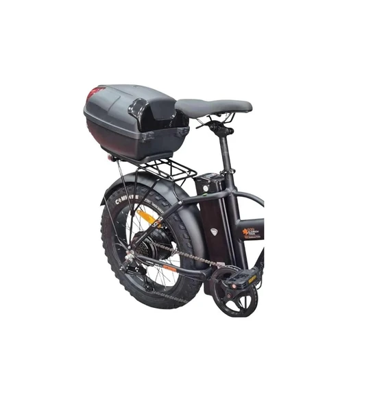 TEX XBYC T19 BİSİKLET BAGAJ ÜSTÜ PLASTİK ÇANTA SİYAH - 1