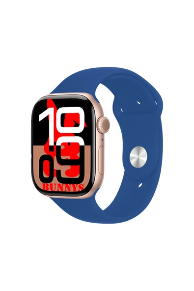 Xiaomi Redmi Note 8 Uyumlu Mavi Akıllı Saat Watch10 2025 Hediyeli AMOLED EKRAN